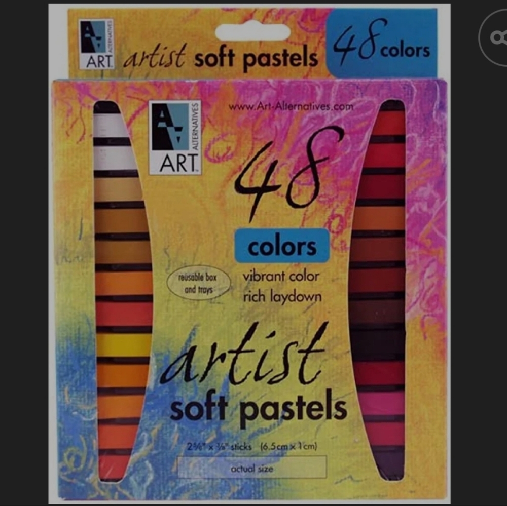 Art Alternatives medium drawing coloring Pastel 48-Color Set
